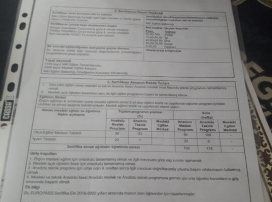 İş yeri açma belgesi