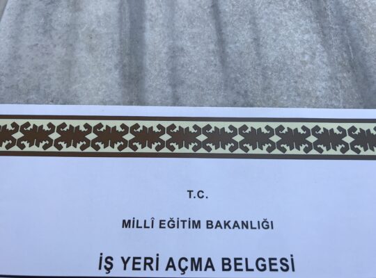 Kiralık Elektrik-Elektronik Teknolojisi Alanı İşyeri Açma Belgesi