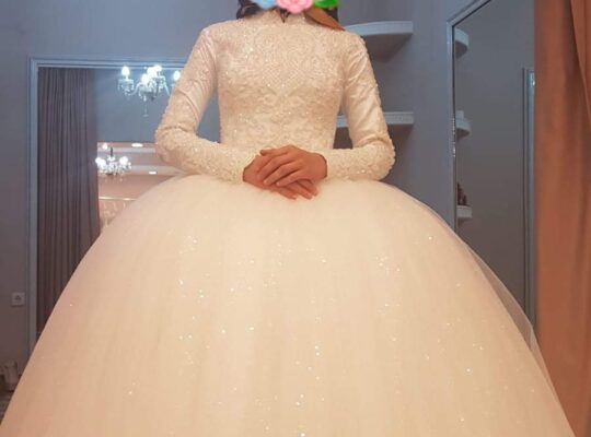 Kiralık Prenses model tesettür gelinlik