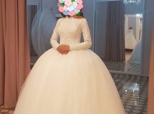 Kiralık Prenses model tesettür gelinlik