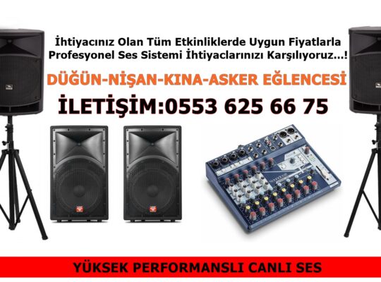 ÇORUM KİRALIK SES SİSTEMİ