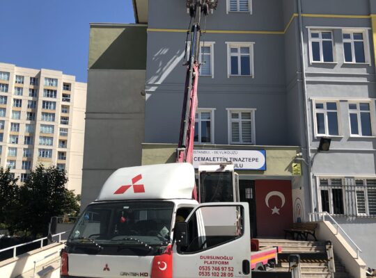 İSTANBUL 25 METRE SEPETLİ VİNÇ